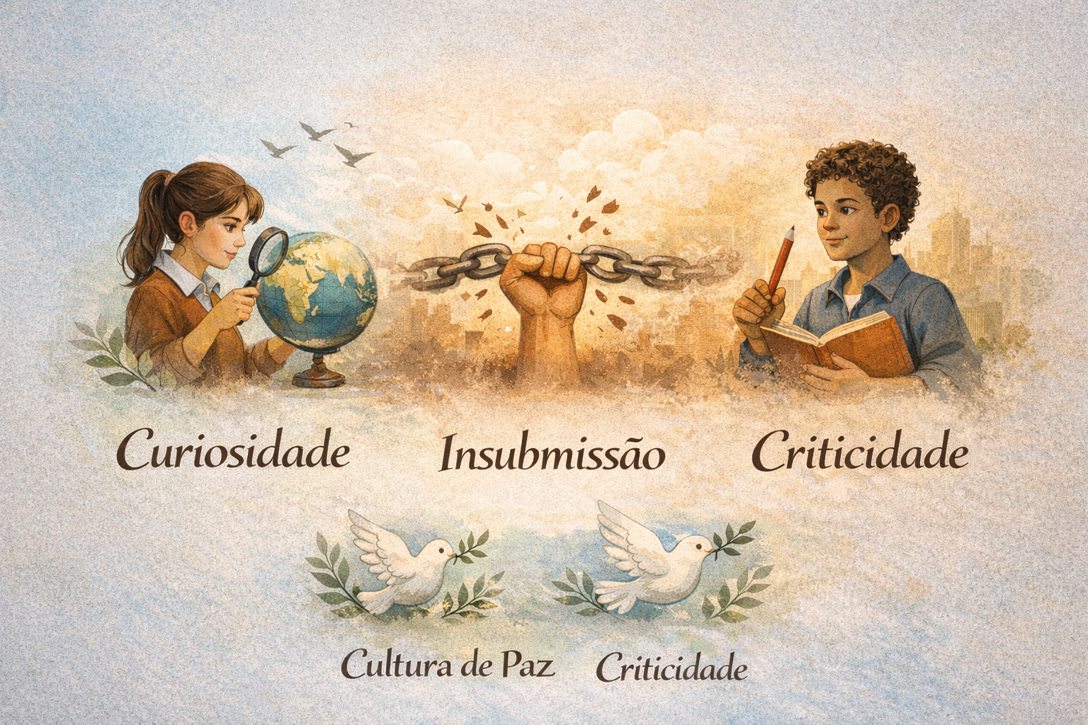 Ensino democrático para uma cultura de paz: três pilares imprescindíveis